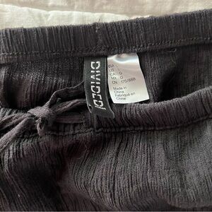 Divided Charcoal Textured Pants